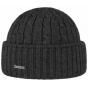Georgia Short Knit Wool Beanie Anthracite - Stetson