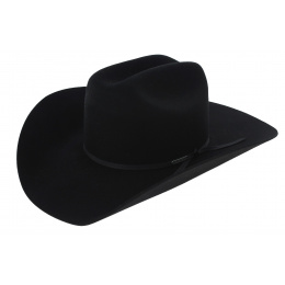 Black Wool Felt Cattleman Cowboy Hat - Stetson