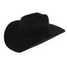 Black Wool Felt Cattleman Cowboy Hat - Stetson Reference: 7596 | Traclet Hat Shop