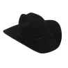 Black Wool Felt Cattleman Cowboy Hat - Stetson Reference: 7596 | Traclet Hat Shop