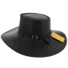 Chapeau grand bord cuir - achat chapeau grande taille Reference : 7598 | Chapellerie Traclet