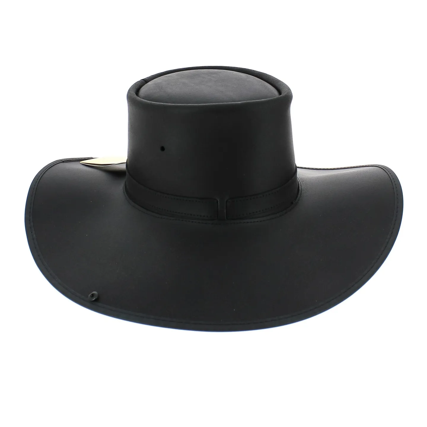 Chapeau grand bord cuir - achat chapeau grande taille Reference : 7598 | Chapellerie Traclet