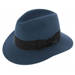 Stetson Blue Fur Felt Traveller Hat - Fury