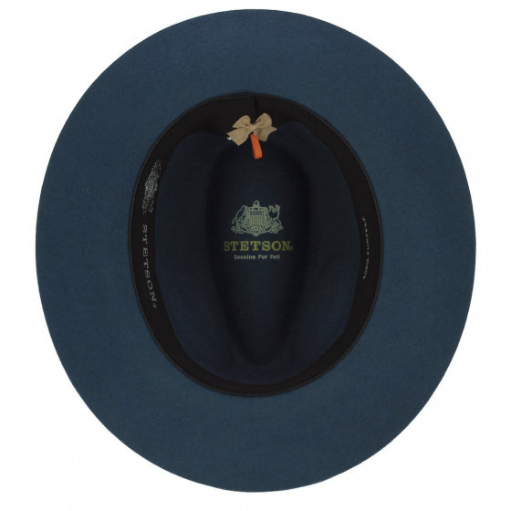Stetson Blue Fur Felt Traveller Hat - Fury