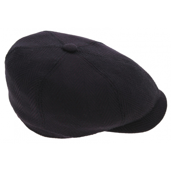 Stetson Newington Hatteras Cap Plum Wool