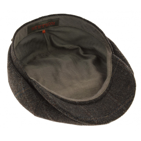 Brown Wool Brooklin Stonehaven Cap - Stetson