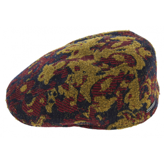 Ornament Flat Cap Wool & Cotton - Stetson Ornament Flat Cap Wool & Cotton - Stetson