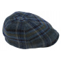 Bucks Flat Cap Sheep Wool Blue - Stetson
