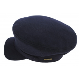 Riders Marine Cap Virgin Wool Navy - Stetson
