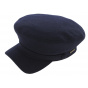 Riders Marine Cap Virgin Wool Navy - Stetson