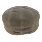 Fargo Flat Cap in Snake Pattern Lambskin Leather - Stetson