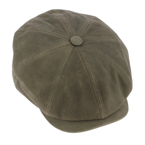 Casquette Hatteras Larson Cuir d'Agneau Serpent - Stetson