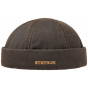 Quimper Docker Beanie Brown Cotton - Stetson