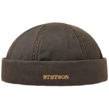 Bonnet Docker Quimper Marron Coton - Stetson Reference : 7609 | Chapellerie Traclet