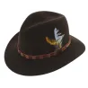 Chapeau Traveller Thompson Feutre Laine Marron - Stetson Reference : 386 | Chapellerie Traclet
