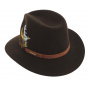 Traveller Thompson Wool Felt Hat Brown - Stetson