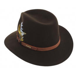 Traveller Thompson Wool Felt Hat Brown - Stetson
