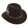 Chapeau Traveller Thompson Feutre Laine Marron - Stetson Reference : 386 | Chapellerie Traclet