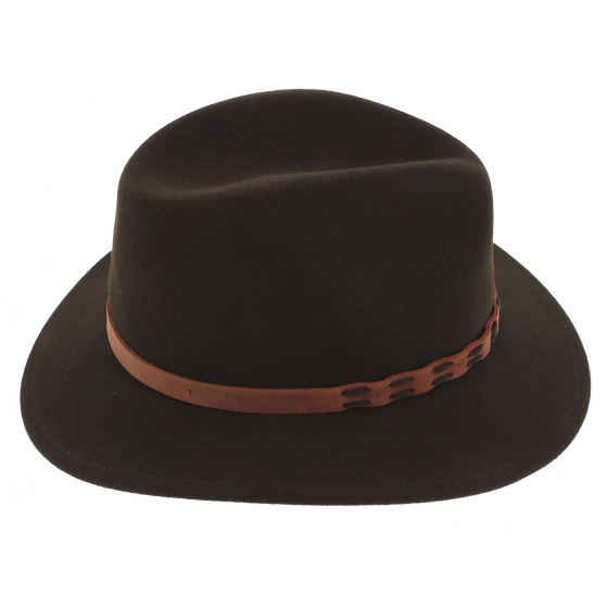 Traveller Thompson Wool Felt Hat Brown - Stetson