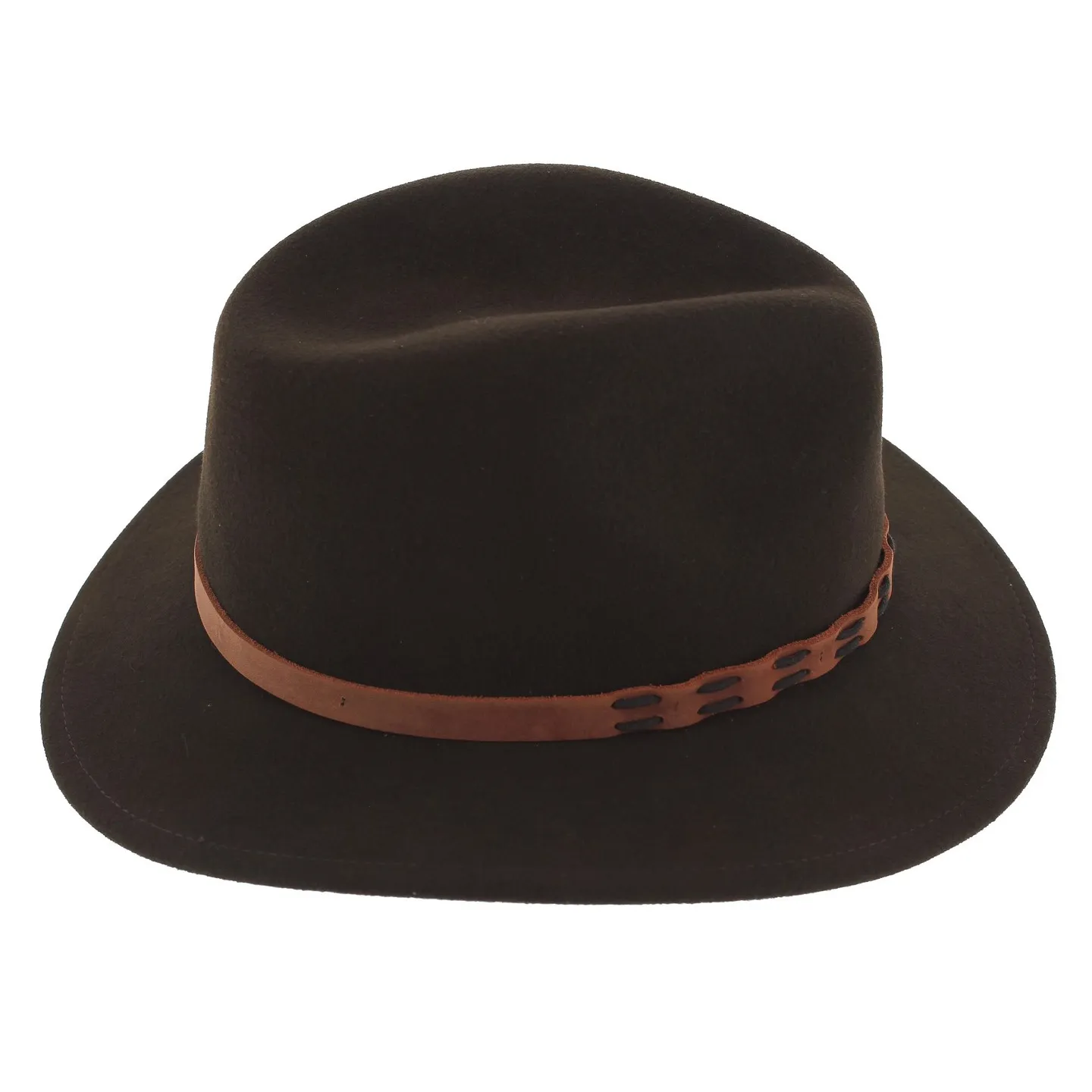 Chapeau Traveller Thompson Feutre Laine Marron - Stetson Reference : 386 | Chapellerie Traclet