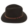 Chapeau Traveller Thompson Feutre Laine Marron - Stetson Reference : 386 | Chapellerie Traclet