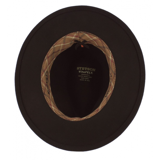 Chapeau Traveller Thompson Feutre Laine Marron - Stetson