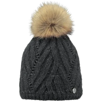 Bonnet pompon Serenity Gris- Barts Reference : 5884 | Chapellerie Traclet