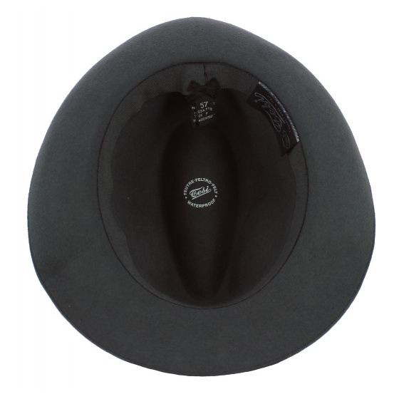 Borsalino Vanzina Fur Felt Hat Anthracite Borsalino Vanzina Fur Felt Hat Anthracite