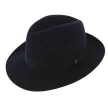 Borsalino Marengo Navy Hat - Borsalino boutique Reference: 3840 | Chapellerie Traclet