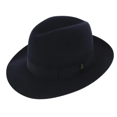 Borsalino Marengo Navy Hat - Borsalino boutique Reference: 3840 | Chapellerie Traclet
