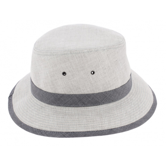 Chapeau Safari Manyara Lin Gris - Crambes