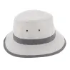 Chapeau Safari Manyara Lin Gris - Crambes Reference : 7621 | Chapellerie Traclet