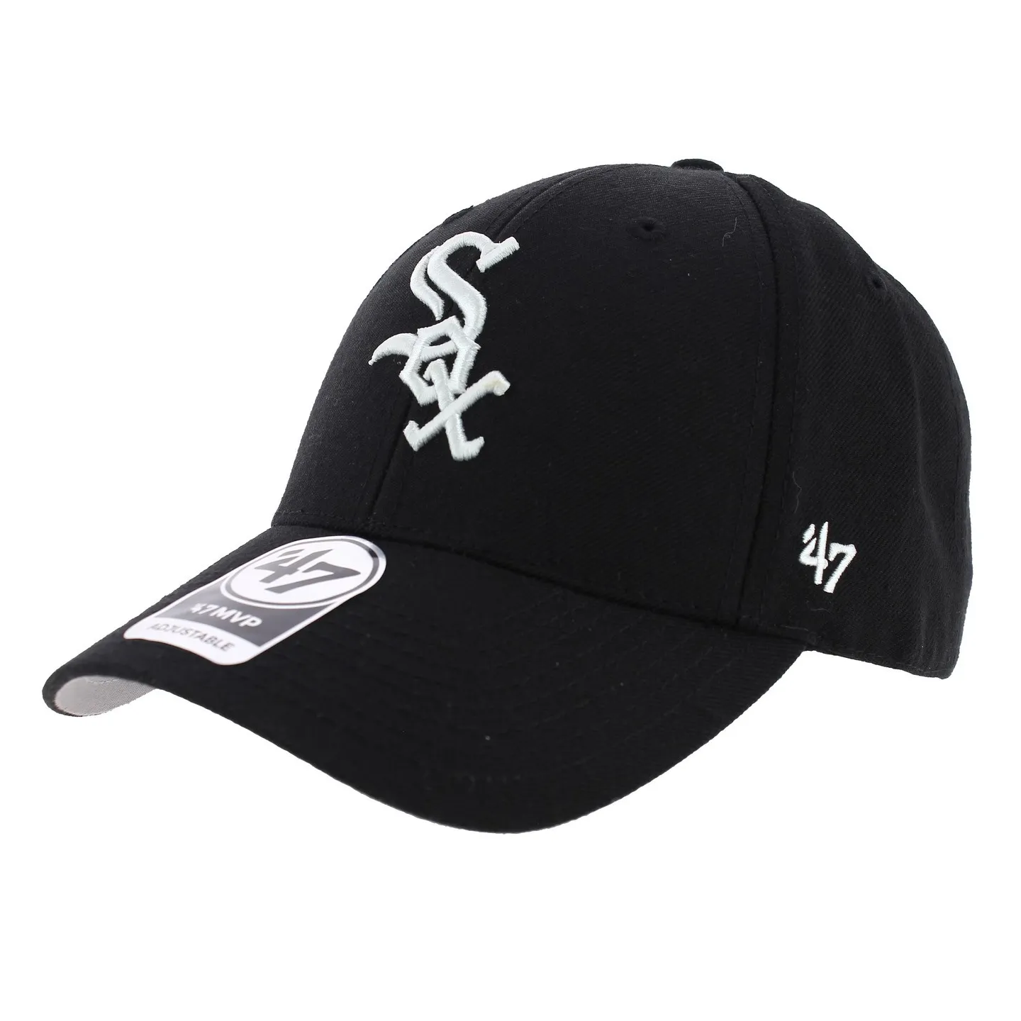 Casquette Strapback Withe SOX Chicago Laine - 47 Brand Reference : 4504 | Chapellerie Traclet