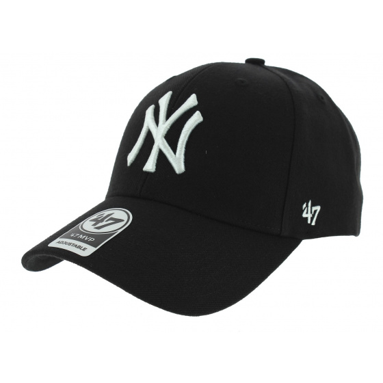 Yankees NY Black Snapback Cap - 47 Brand