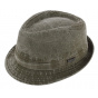 Durango Trilby Hat Washed Cotton Khaki - Hatland