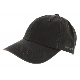 Onan Black Strapback Baseball Cap - Hatland