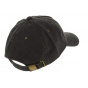 Onan Black Strapback Baseball Cap - Hatland