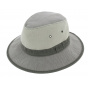 Grey Cotton Safari Lewa Hat UPF 50+ - Crambes