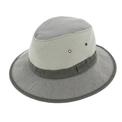 Chapeau Safari Lewa Coton Gris - Crambes Reference : 5244 | Chapellerie Traclet