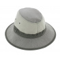 Gray Cotton Safari Lewa Hat UPF 50+ - Crambes