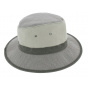 Grey Cotton Safari Lewa Hat UPF 50+ - Crambes