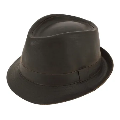 Chapeau Trilby Tycoon Coton Marron - Aussie Apparel