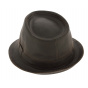 Brown Cotton Tycoon Trilby Hat - Aussie Apparel
