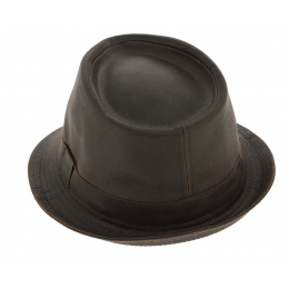 Trilby Tycoon Brown Cotton Hat - Aussie Apparel
