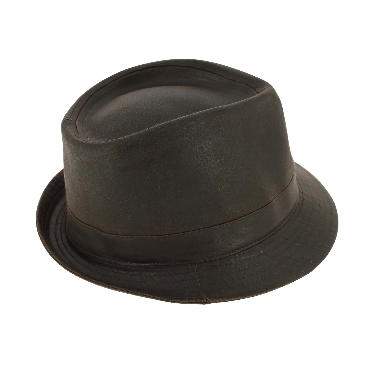 Chapeau Trilby Tycoon Coton Marron - Aussie Apparel Reference : 7627 | Chapellerie Traclet