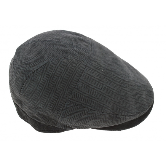 Brookvale Flat Cap Anthracite Leather - Aussie Apparel