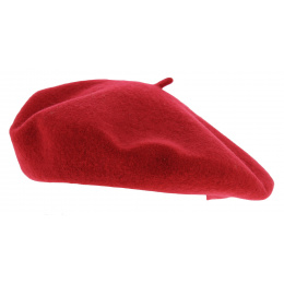 Classic Red Wool Beret - Traclet