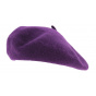 Classic purple beret