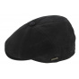 Hatteras Minco Black Leather Cap - Hatland