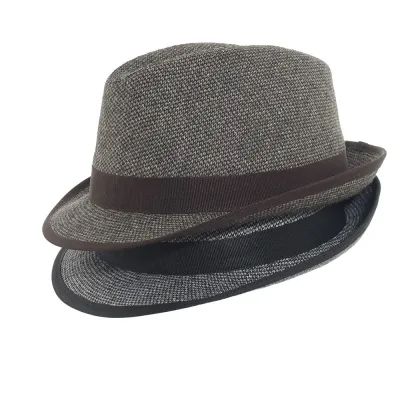 chapeau tissu trilby Oui Nous à carreaux Reference : 4138 | Chapellerie Traclet